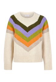 Rich & Royal Pullover  beige / blu cielo / verde / arancione