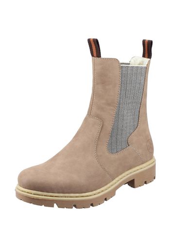 RIEKER Boots chelsea  beige / grigio