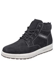 RIEKER Boots stringati  grigio / nero