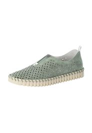 RIEKER Slipper  verde pastello / bianco