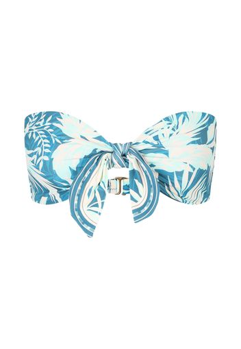 RIP CURL Top per bikini 'SUN RAYS'  blu / blu chiaro / petrolio / bianco / giada