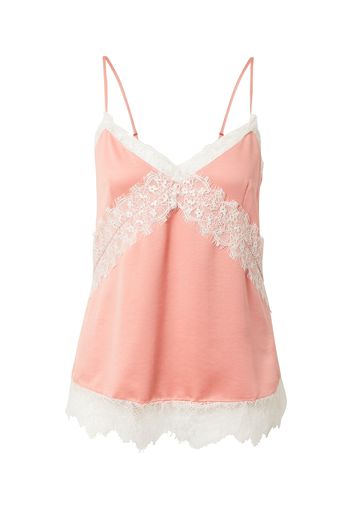 River Island Top  bianco / rosa antico