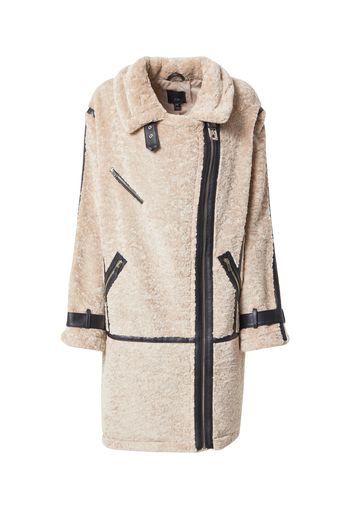 River Island Cappotto invernale  crema / nero