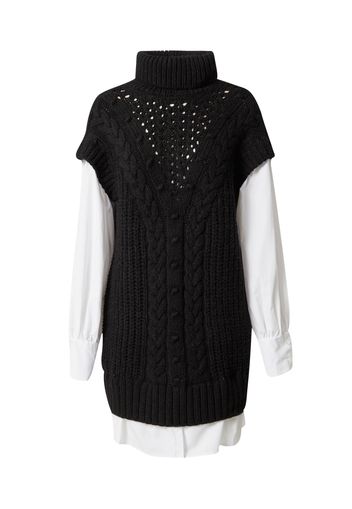 River Island Pullover  nero / bianco