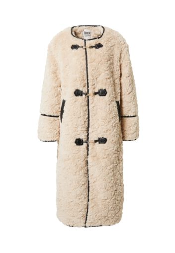 River Island Cappotto di mezza stagione  beige / nero