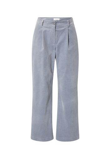 rosemunde Pantaloni con pieghe  blu fumo