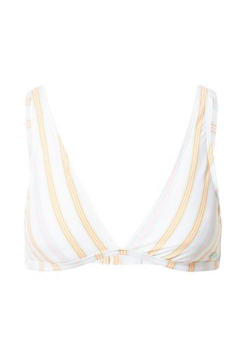 ROXY Top per bikini  bianco / turchese / arancione