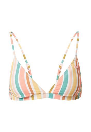 ROXY Top per bikini  bianco / verde / giallo / arancione / marrone