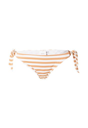 ROXY Pantaloncini per bikini  caramello / bianco