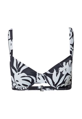 ROXY Top per bikini 'LOVE THE MUSE'  antracite / bianco