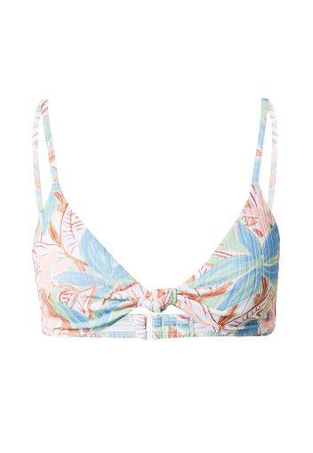 ROXY Top per bikini 'LOVE THE SURF'  menta / blu chiaro / rosa / marrone