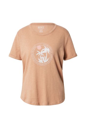 ROXY Maglietta 'OCEAN AFTER'  marrone chiaro / rosa / bianco