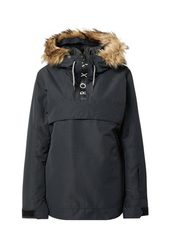 ROXY Giacca per outdoor 'Shelter'  nero / bianco