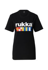 Rukka Maglietta 'VALKOJA'  nero / bianco / blu / rosso / giallo