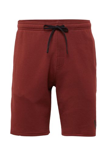 RVCA Pantaloni sportivi  rosso sangue / nero