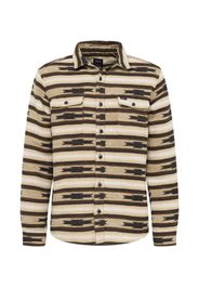 RVCA Camicia 'BLANKET'  marrone / cachi / nero / bianco