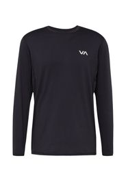 RVCA Maglia funzionale  nero / bianco