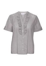 SAINT TROPEZ Camicia da donna 'Mabel'  grigio / bianco