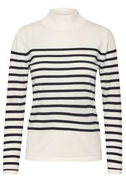 SAINT TROPEZ Pullover 'Mika'  nero / bianco