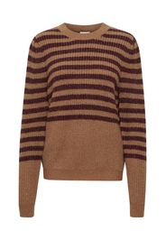 SAINT TROPEZ Pullover 'Remi'  marrone / marrone scuro