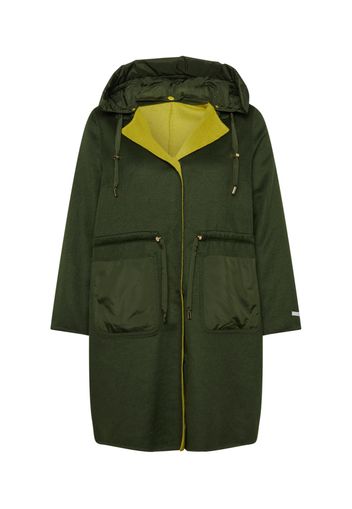 SAMOON Cappotto di mezza stagione  giallo / verde scuro