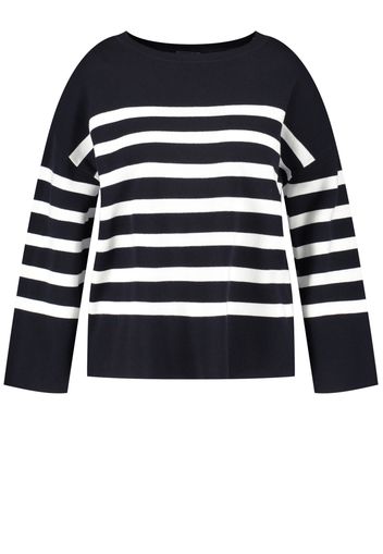 SAMOON Pullover  navy / bianco