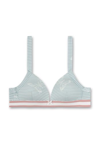 SANETTA Reggiseno  blu chiaro / corallo / bianco