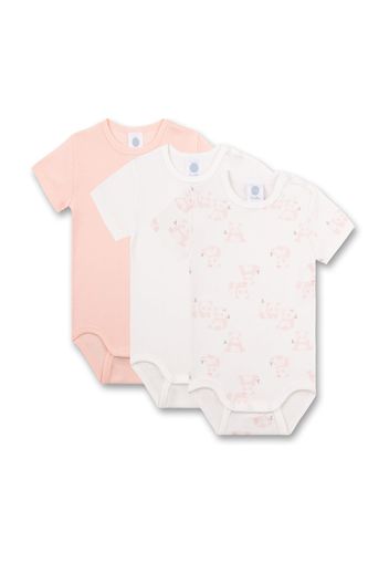 SANETTA Tutina / body per bambino  rosa / rosé / bianco