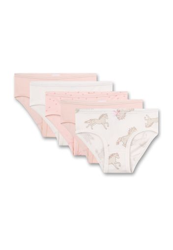 SANETTA Pantaloncini intimi  grigio scuro / rosa pastello / rosa chiaro / bianco