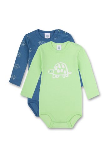 SANETTA Tutina / body per bambino  blu chiaro / blu scuro / verde chiaro / bianco