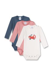 SANETTA Tutina / body per bambino  navy / bianco / rosso fuoco