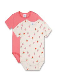 SANETTA Tutina / body per bambino  crema / verde / corallo / rosso arancione