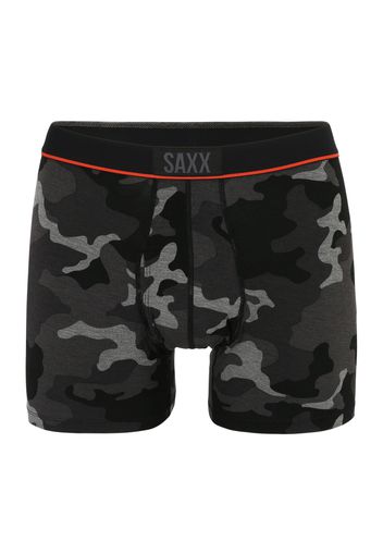 SAXX Boxer  grigio chiaro / grigio sfumato / arancione / nero