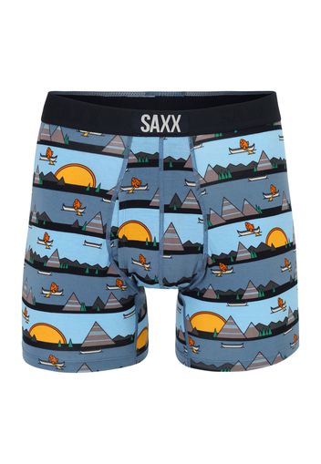 SAXX Boxer  blu / grigio / arancione