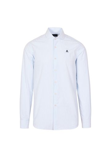 Scalpers Camicia 'Sport Elisee'  blu chiaro / bianco