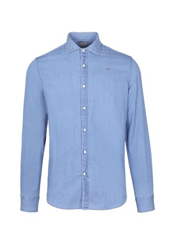 Scalpers Camicia  blu denim