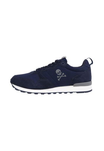 Scalpers Sneaker bassa 'Skull'  navy / grigio / arancione