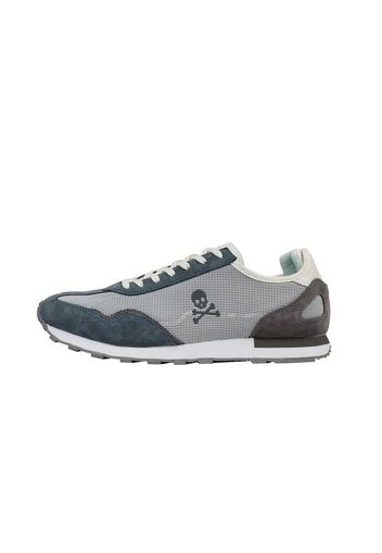 Scalpers Sneaker bassa 'Prax'  navy / grigio chiaro / grigio scuro / bianco