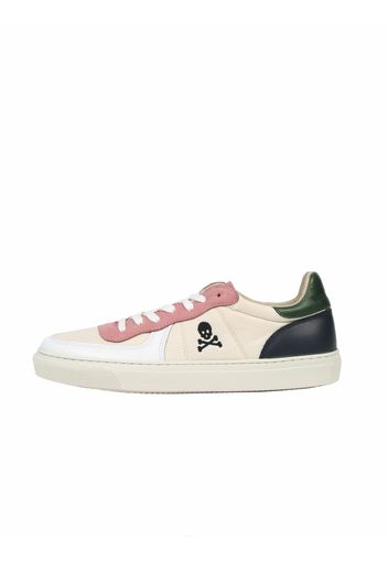 Scalpers Sneaker bassa  beige / verde scuro / nero / bianco