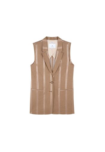 Scalpers Gilet da completo  pueblo / marrone chiaro / bianco