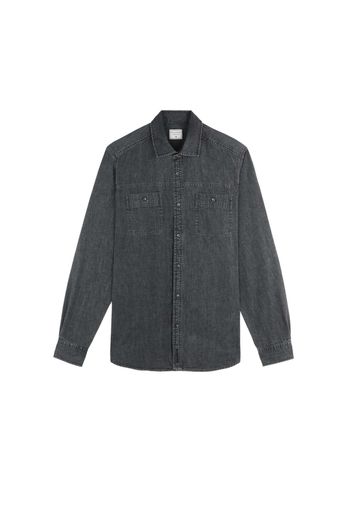 Scalpers Camicia 'Harbour'  nero denim