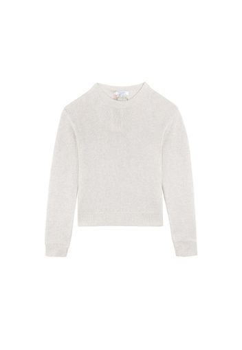 Scalpers Pullover 'Skull'  écru / grigio / arancione