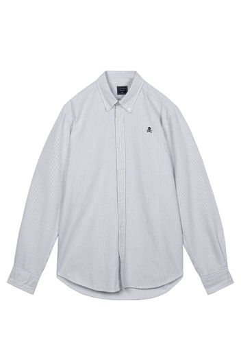 Scalpers Camicia  blu chiaro / grigio chiaro / bianco