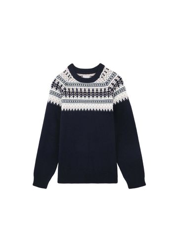 Scalpers Pullover  beige / navy / bianco