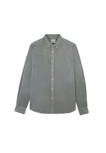 Scalpers Camicia 'Corduroy'  grigio fumo