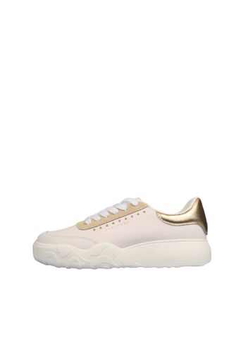 Scalpers Sneaker bassa 'Robert Studs'  beige chiaro / oro / bianco