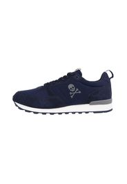 Scalpers Sneaker bassa 'Skull'  navy / grigio / arancione