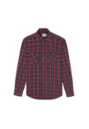 Scalpers Camicia 'Mark'  navy / rosso / bianco