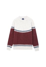 Scalpers Pullover  beige / navy / borgogna