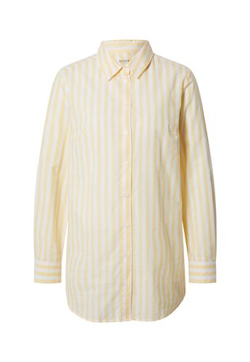 SCHIESSER Camicia da notte 'Pyjama Story'  giallo pastello / bianco